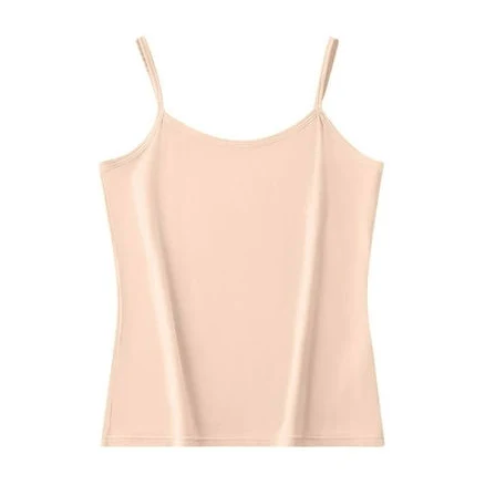 Women's Ribbed Knit Double Strap Camisole Top