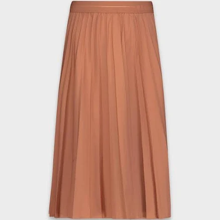 PLEATED SKIRT 26"-HEATHER BURGUNDY 3XL / MEL558