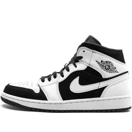 Jordan 1 Retro Mid "tuxedo - White/black
