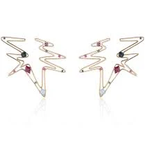 Sound Wave Hoop Earrings