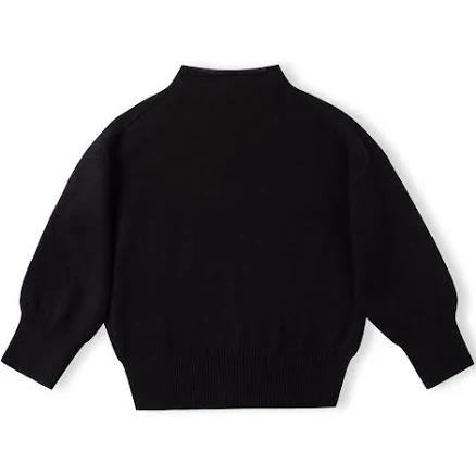 Open-Side Cut Cropped Knit Top