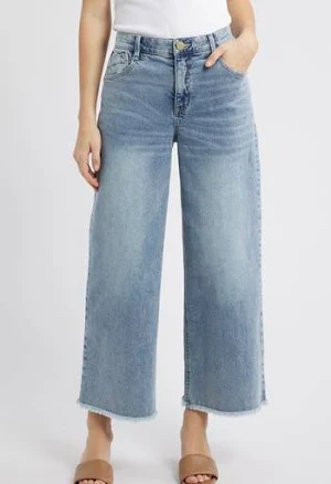 Wit & Wisdom Women's Wyatt Skyrise Wide-Leg Jeans