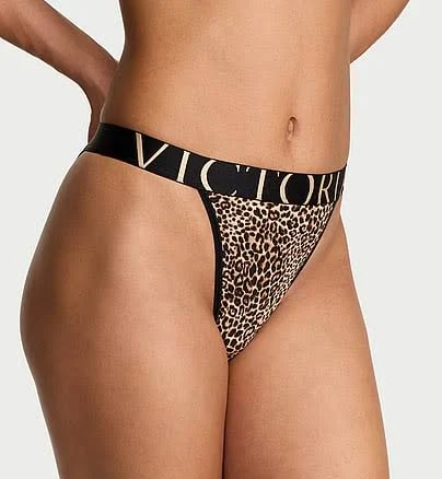 Victoria's Secret Women's 90s Exploded Logo Cotton Brief Panties