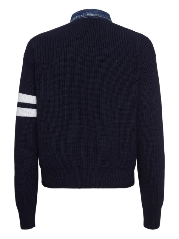Panelled Jumper