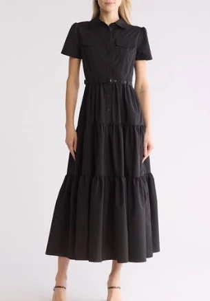 BY Design Hailey Western Maxi Shirtdress