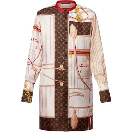 Louis Vuitton Neverfull Foulard Silk Dress