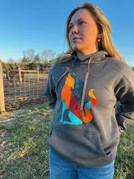 Color Block Logo Sweatshirt Charcoal