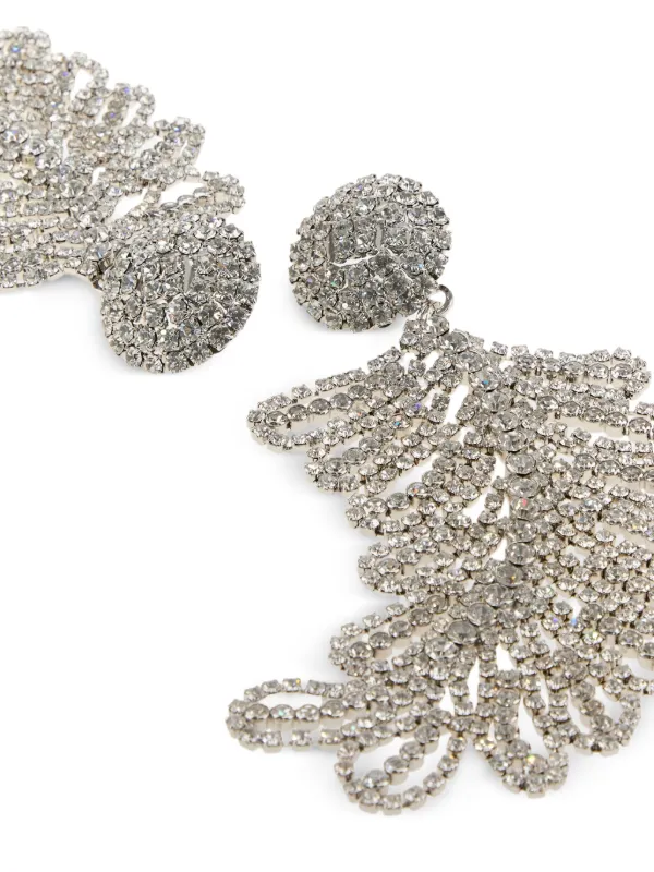 Embellished Feather Earring