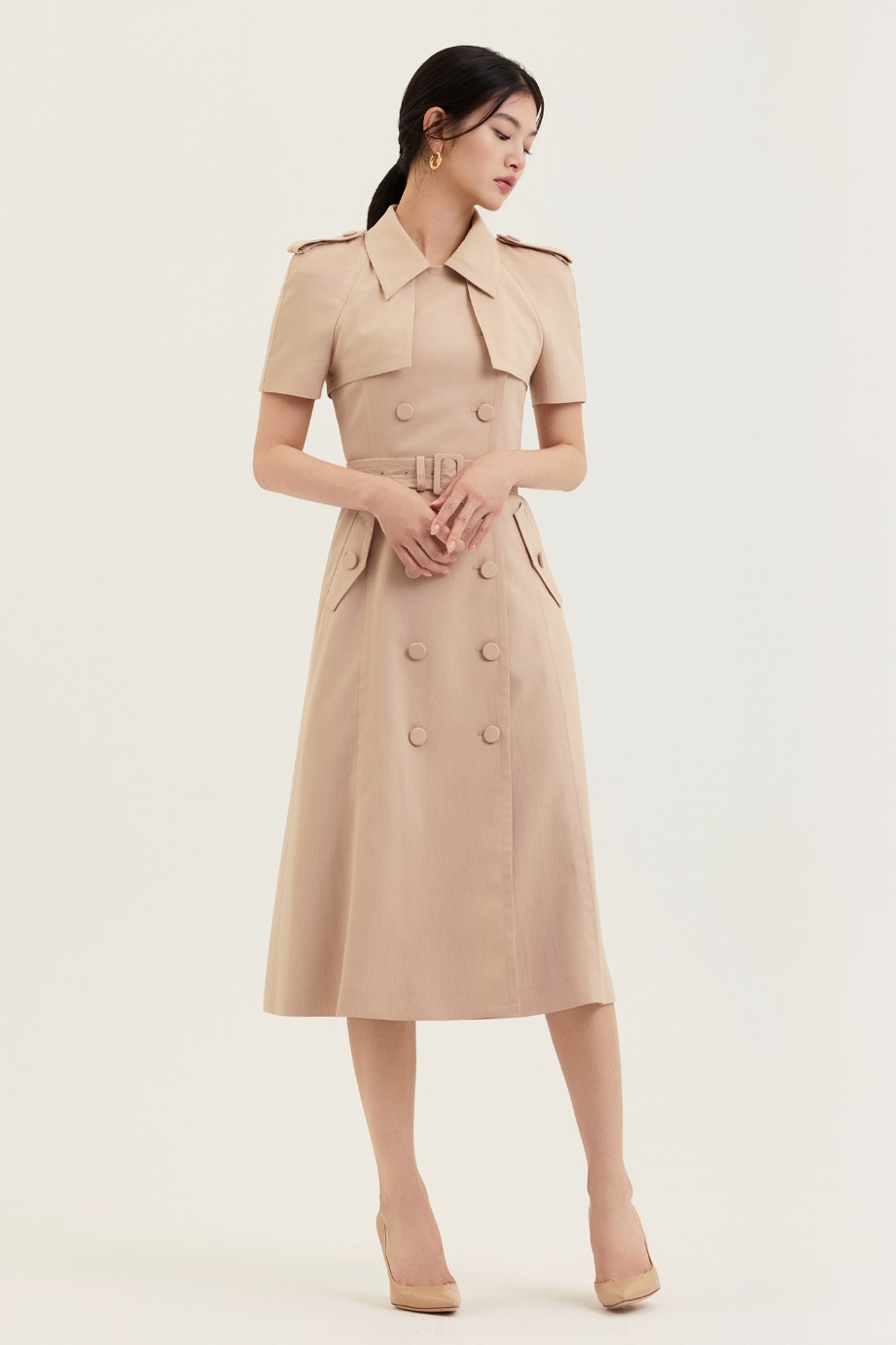 Summer Trench Coat Dress