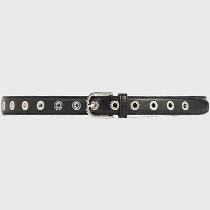 TOTEME Leather Eyelet Belt