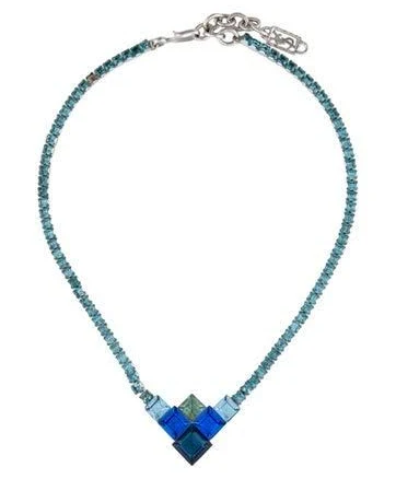 Yves Saint Laurent Vintage Crystal Collar Necklace
