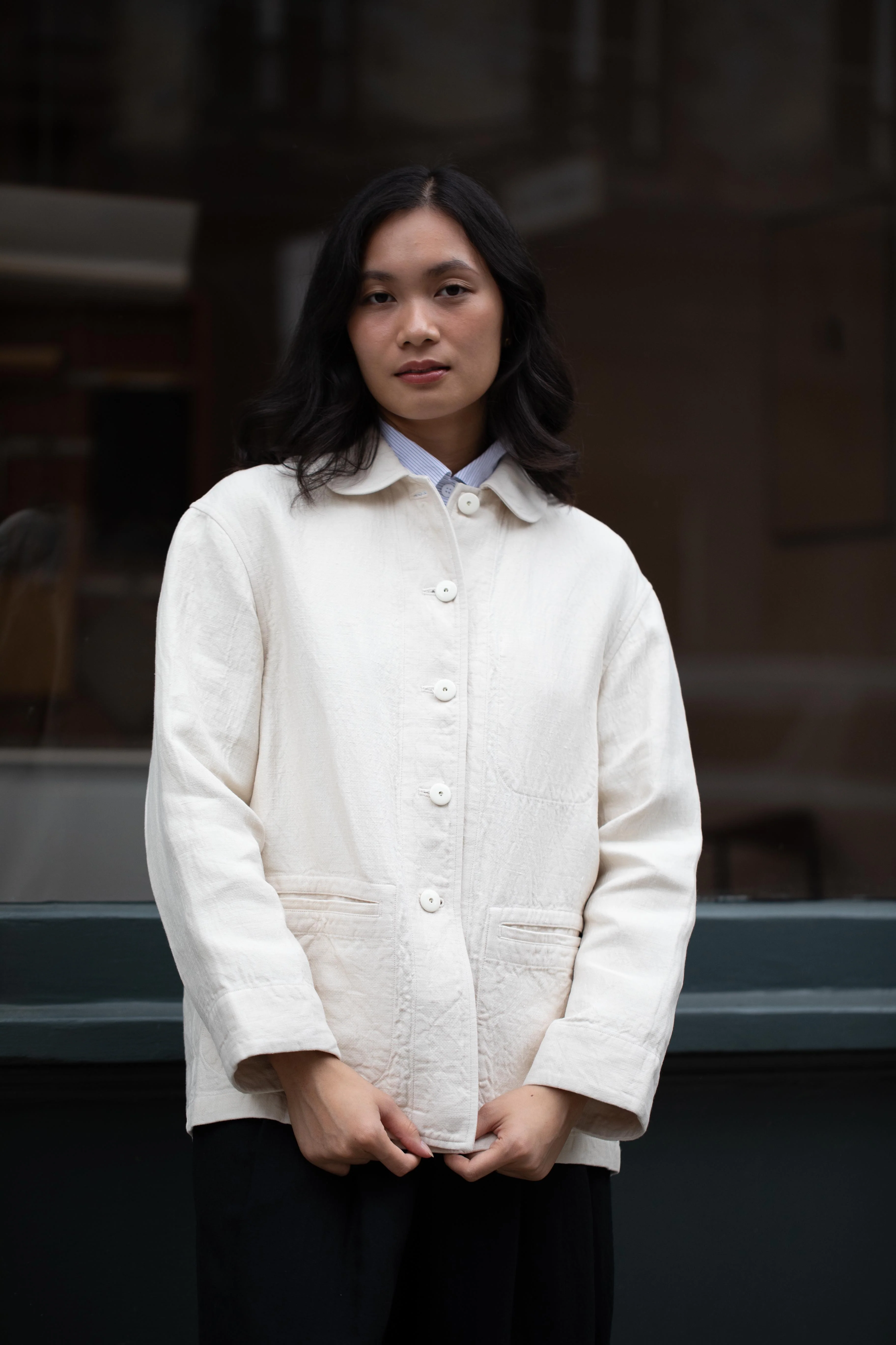 19FW Classic Linen Jacket