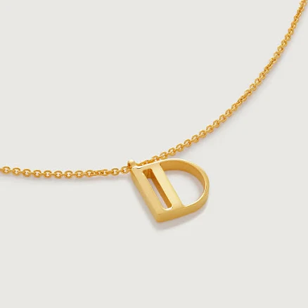 Monica Vinader Women's 18Ct Gold Vermeil Plated 925 Sterling Silver D