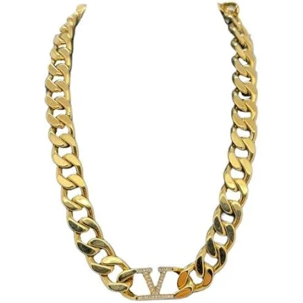 Valentino Garavani Women's Vlogo Chain Necklace