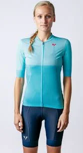 Kansept1 Women's ProSpec Ventoux Jersey | ZONAL print | Tiffany BLUE/Pacific BLUE - S