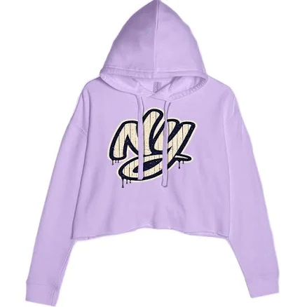 NYC Grunge Street Cropped Hoodie