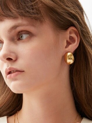 Bloom Oval Earring
