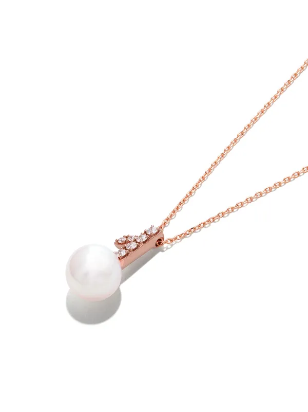 Akoya Pearl And Diamond Pendant