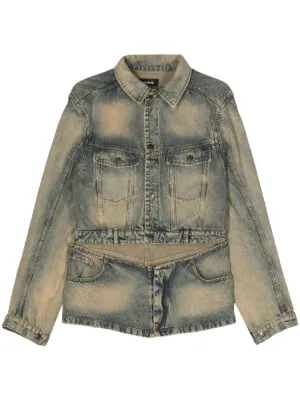 Wrapped Denim Jacket