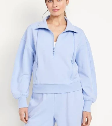 Old Navy Women's Dynamic Fleece Half-Zip Sweatshirt