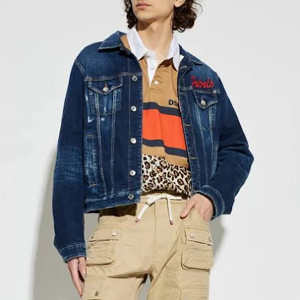 Dsquared2 Men's Vintage-effect Denim Jacket