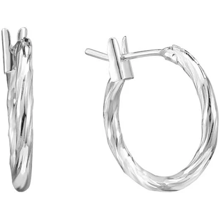 Spiraled Out Silver Earrings