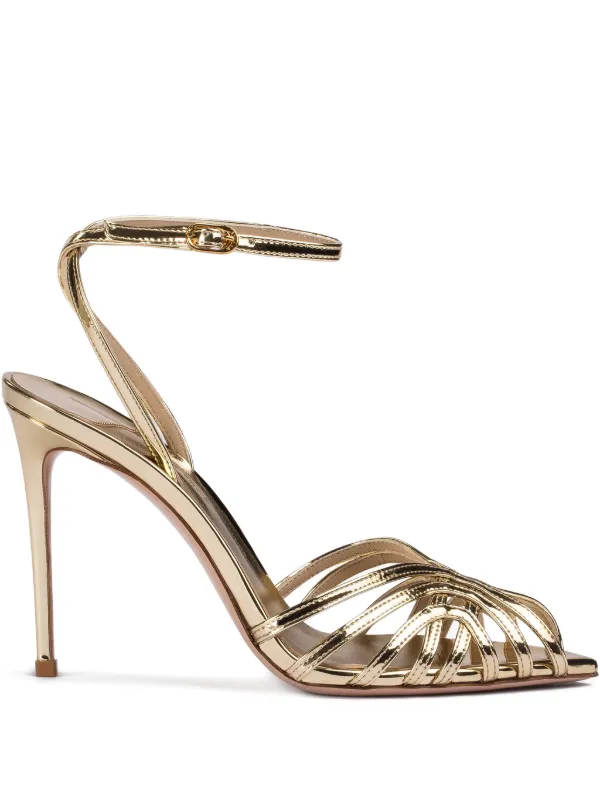 Strappy Gold Sandals