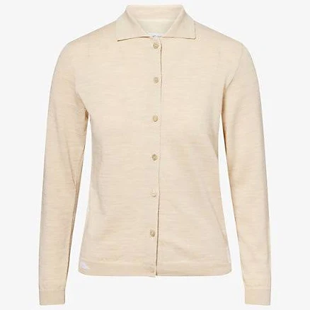 Maison Margiela Charles Patching Wool Blend Cardigan