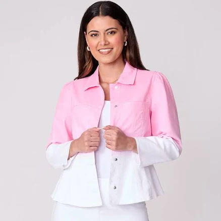 Ruby Rd. Women's Ombre Denim Peplum Jacket