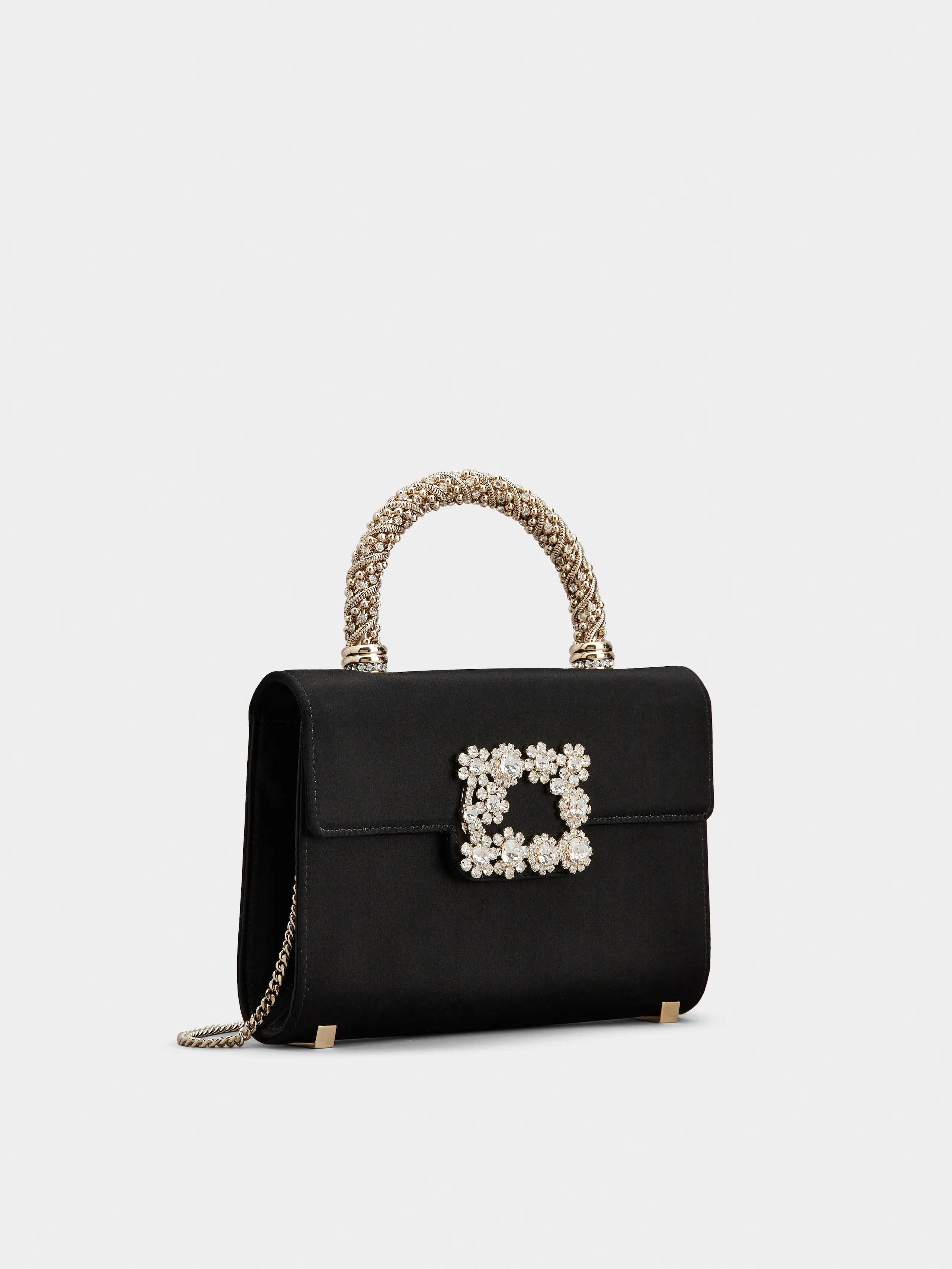 Miss Vivier Strass Buckle Bag
