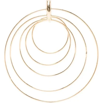 Panconesi Women's "Pierced Serpent" Hoops Large