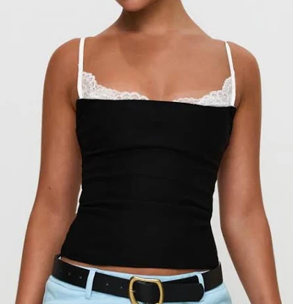 Princess Polly Renaissance Lace Layered Crop Corset Tank