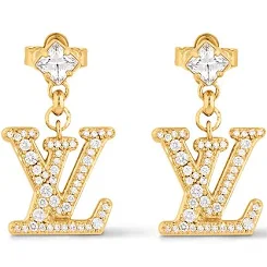Louis Vuitton Lady LV Gold EarringsLouis Vuitton Lady LV Gold Earrings
