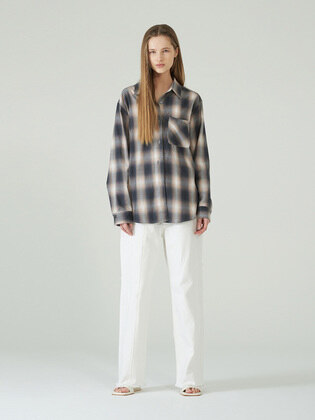 Classic Over Checked Skirt