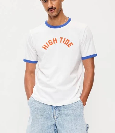 Old Navy Men's Graphic Ringer T-Shirt