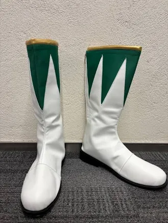 Custom Made Rangers Boots and Armbands with Zippers