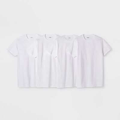 Men's Goodfellow & Co 4+1 Bonus Pack Short Sleeve Crew Neck Undershirt