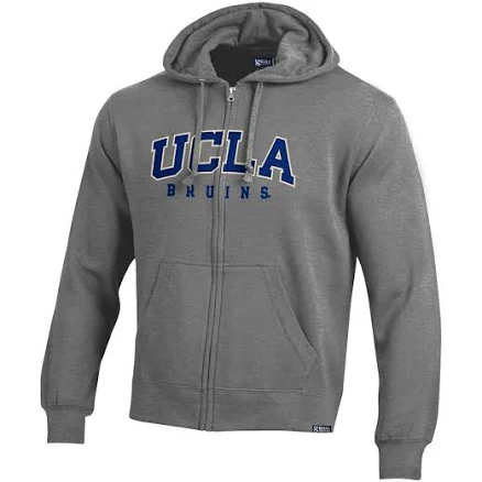 UCLA Bruins Unisex Block and Bruins Full Zip Hooded Sweatshirt