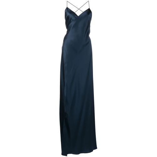 V-neck Silk Dress