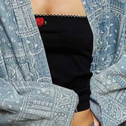 Badlands Denim Printed Cardigan
