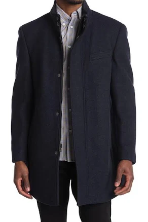 Hart Schaffner Marx Men's Genoa Twill Wool Blend CoatHart Schaffner Marx Men's Genoa Twill Wool Blend Coat