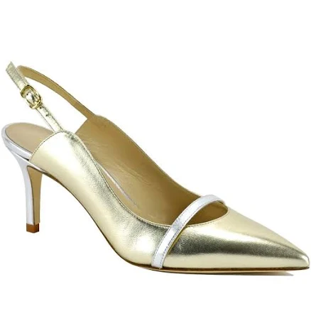 Mark Leather Heel Slingback