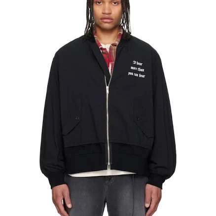 UNDERCOVER Black UP1F4201 Bomber Jacket