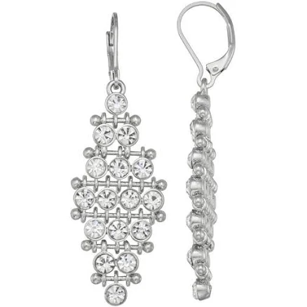 Simply Vera Vera Wang Women's Crystal Chandelier Drop Earrings