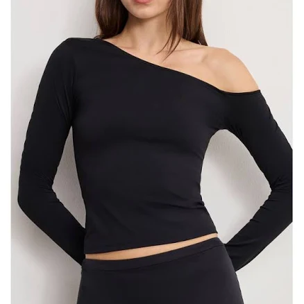 Good American Weightless Sculpting One Shoulder Top