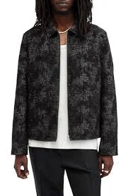 Keller Plaid Textured Zip-Up Jacket
