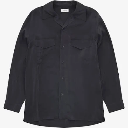 Lemaire - Men's Convertible Collar Shirt - (Black)