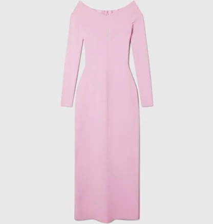 Stella McCartney Compact Knit Long Sleeve Dress