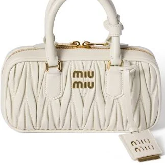 Miu Miu Arcadie Matelassé Nappa Leather Mini-bag Woman