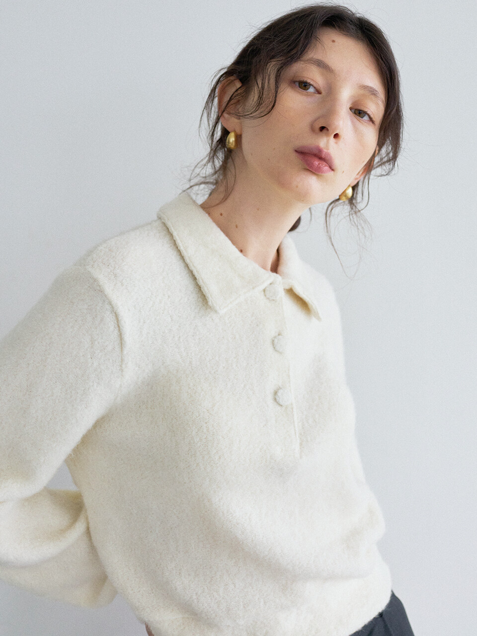 Soft Collared Top